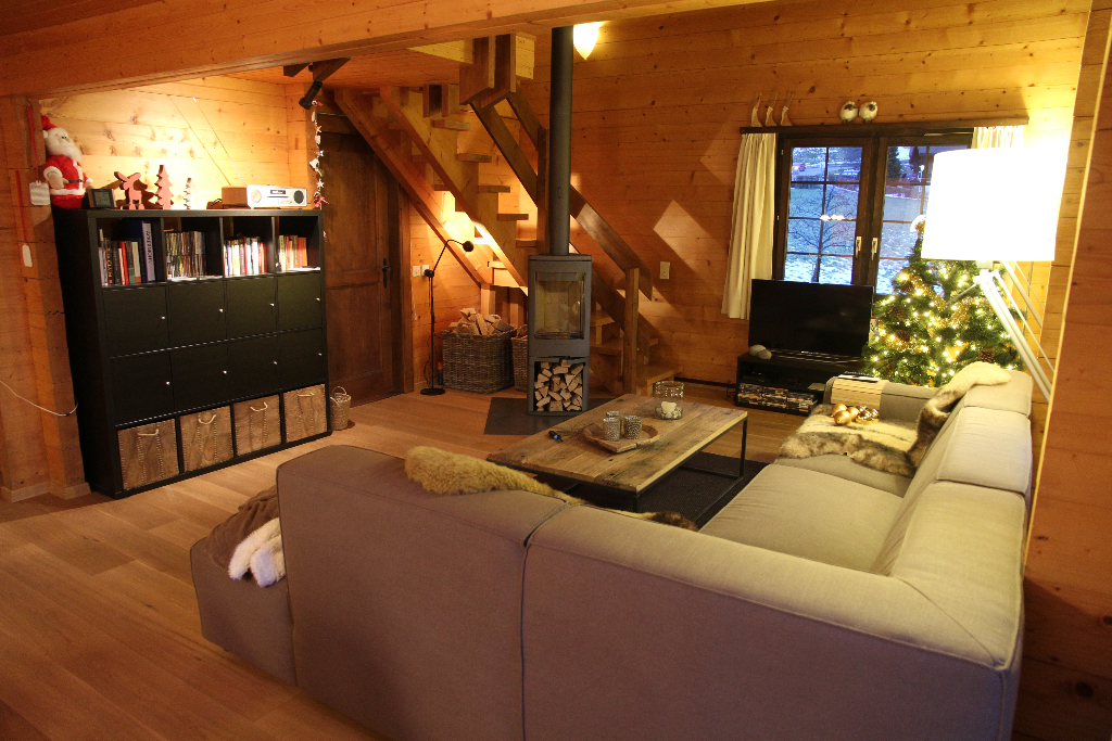 Design detail inside Chalet Ackermohn